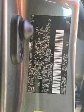 5TDJK3EH6AS038426 - 2010 TOYOTA HIGHLANDER SE ნაცრისფერი ფოტო 13