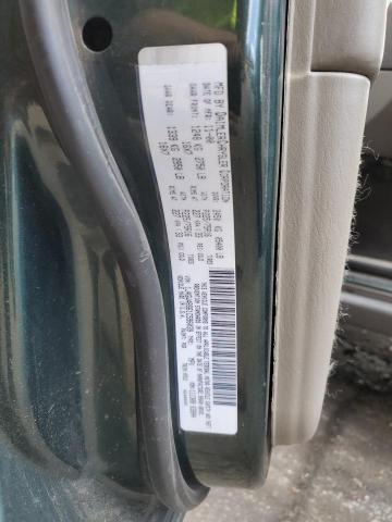 1J4GW48S61C596039 - 2001 JEEP GRAND CHER LAREDO Yaşıl foto 13