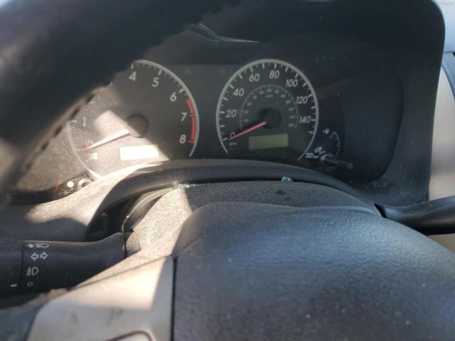 1NXBU40E99Z054821 - 2009 TOYOTA COROLLA BASE فضي صورة 9