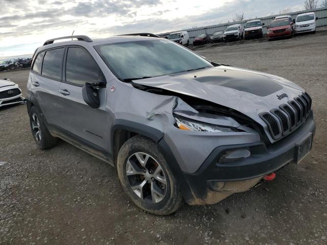 1C4PJMBS3HD234705 - 2017 JEEP CHEROKEE TRAILHAWK SILVER photo 4