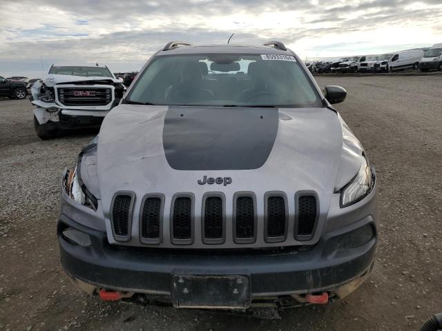 1C4PJMBS3HD234705 - 2017 JEEP CHEROKEE TRAILHAWK SILVER photo 5