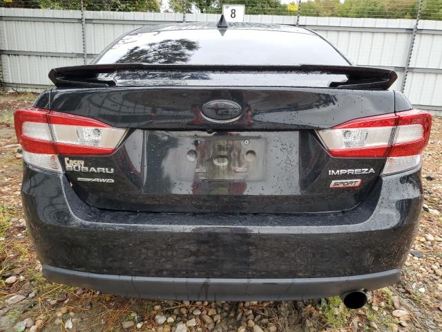 4S3GKAM65K3608286 - 2019 SUBARU IMPREZA SPORT Negro foto 6