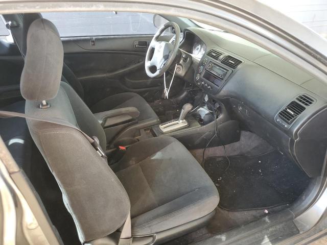1HGEM22965L023209 - 2005 HONDA CIVIC EX GRAY photo 10