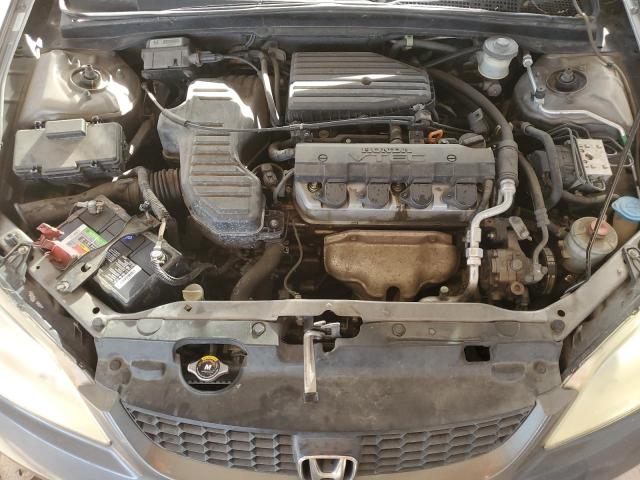 1HGEM22965L023209 - 2005 HONDA CIVIC EX GRAY photo 11