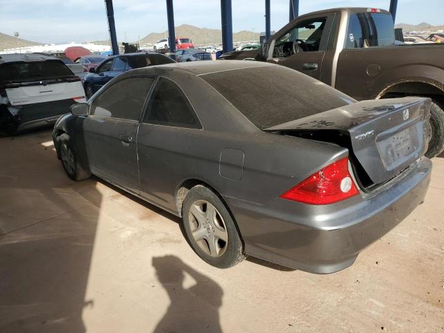 1HGEM22965L023209 - 2005 HONDA CIVIC EX GRAY photo 2
