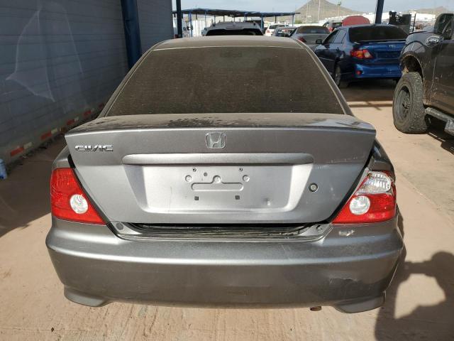 1HGEM22965L023209 - 2005 HONDA CIVIC EX GRAY photo 6