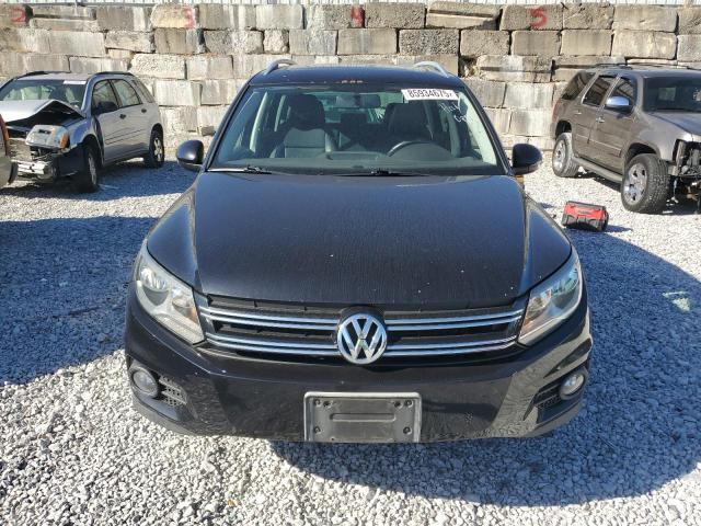 WVGAV7AX1CW535877 - 2012 VOLKSWAGEN TIGUAN S Սև լուսանկար 5