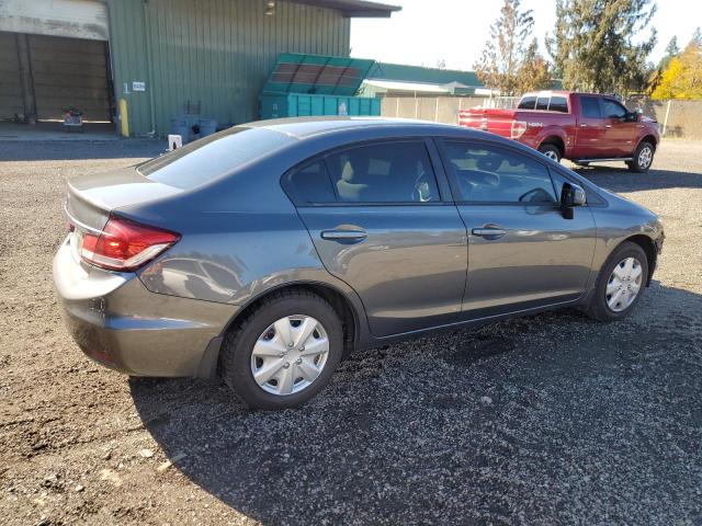 2HGFB2F51DH525297 - 2013 HONDA CIVIC LX GRAY photo 3