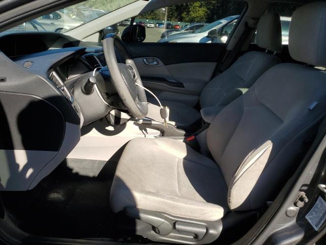 2HGFB2F51DH525297 - 2013 HONDA CIVIC LX GRAY photo 7