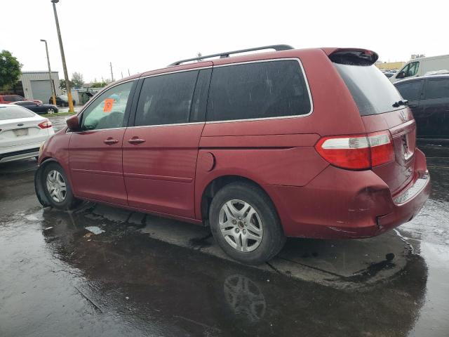 5FNRL38625B416455 - 2005 HONDA ODYSSEY EXL RED photo 2