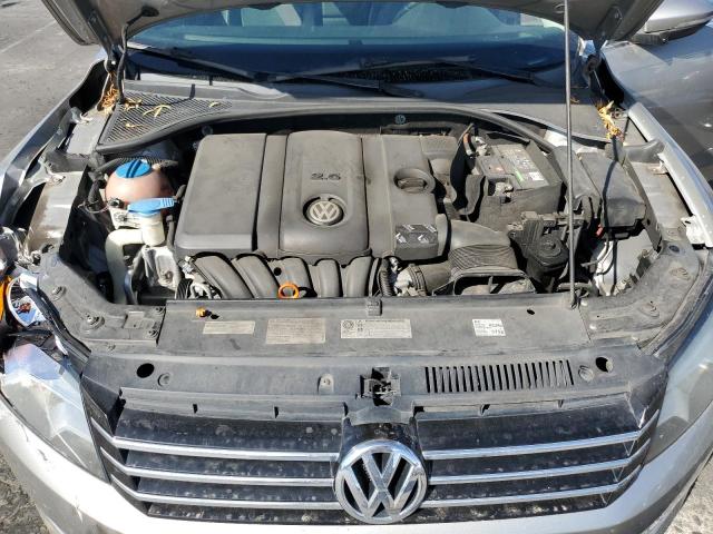 1VWBP7A34CC095779 - 2012 VOLKSWAGEN PASSAT SE Արծաթագույն լուսանկար 11