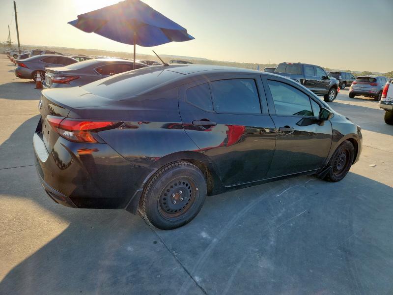 3N1CN8DVXLL887751 - 2020 NISSAN VERSA S BLACK photo 3