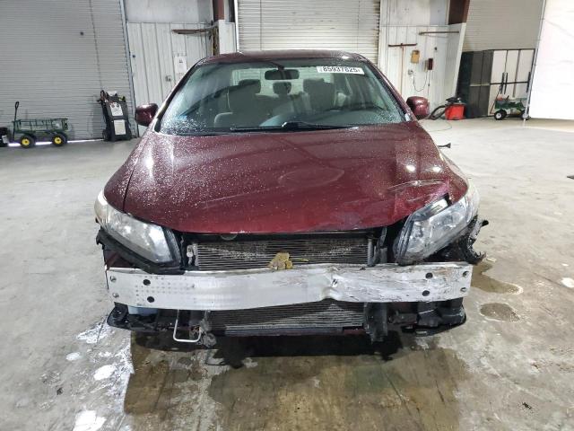 2HGFB2F51DH595771 - 2013 HONDA CIVIC LX 勃艮第红 照片 5