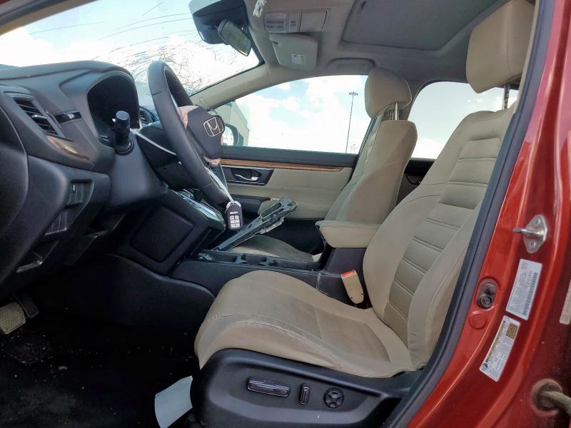 5J6RW1H51KL004940 - 2019 HONDA CR-V EX أحمر صورة 7