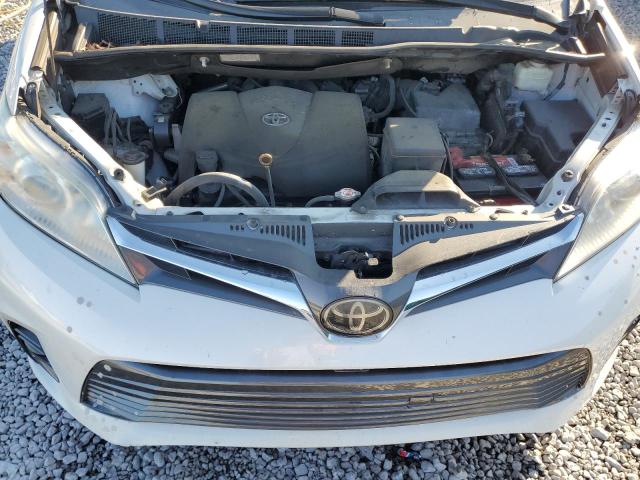 5TDYZ3DC6LS023556 - 2020 TOYOTA SIENNA XLE WHITE photo 12