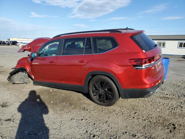 1V2HR2CA1NC538199 - 2022 VOLKSWAGEN ATLAS SE Қызыл фото 2