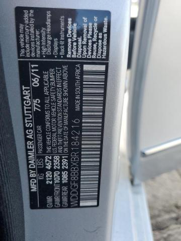 WDDGF8BBXBR184216 - 2011 MERCEDES-BENZ C 300 4MATIC SILVER photo 12