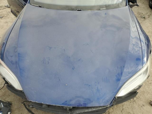 5YJSA1E27GF137454 - 2016 TESLA MODEL S BLUE photo 11