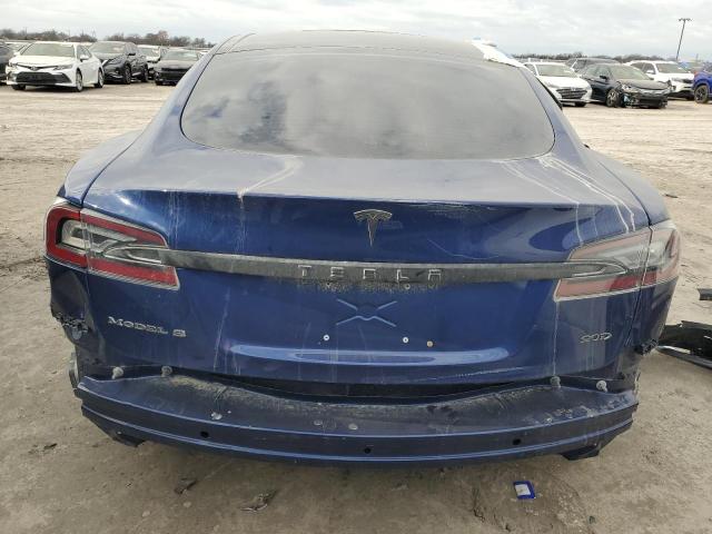 5YJSA1E27GF137454 - 2016 TESLA MODEL S BLUE photo 6