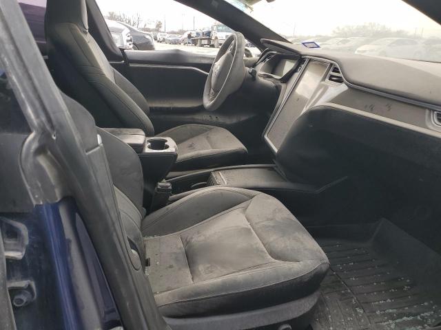 5YJSA1E27GF137454 - 2016 TESLA MODEL S BLUE photo 7