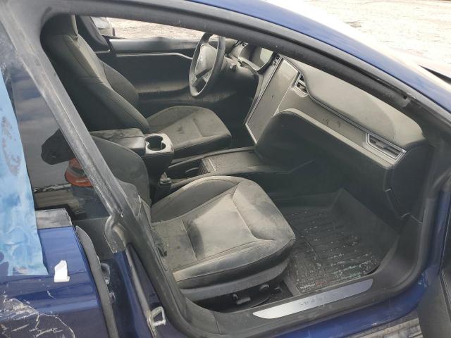 5YJSA1E27GF137454 - 2016 TESLA MODEL S BLUE photo 8