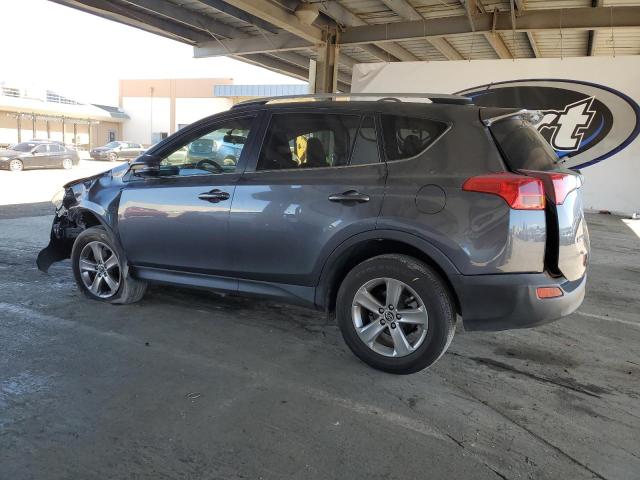 JTMWFREVXFD061245 - 2015 TOYOTA RAV4 XLE GRAY photo 2