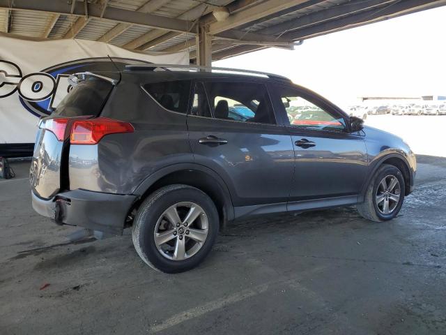 JTMWFREVXFD061245 - 2015 TOYOTA RAV4 XLE GRAY photo 3