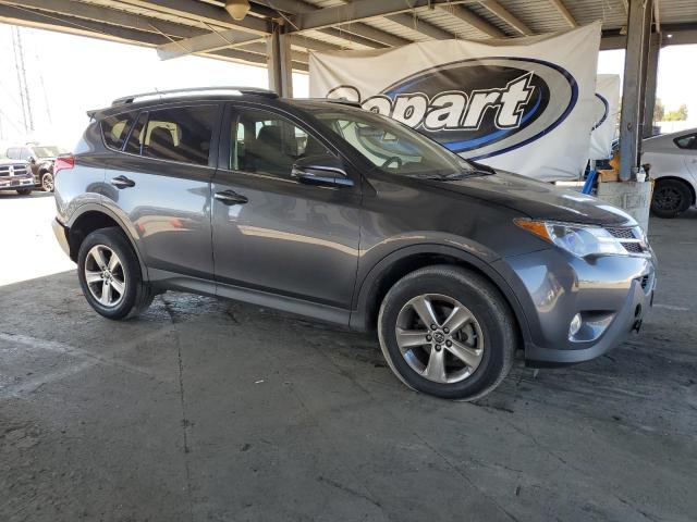 JTMWFREVXFD061245 - 2015 TOYOTA RAV4 XLE GRAY photo 4