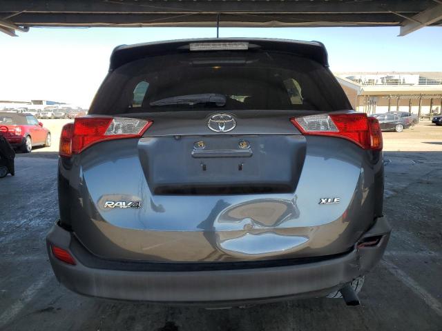 JTMWFREVXFD061245 - 2015 TOYOTA RAV4 XLE GRAY photo 6