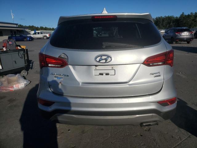 5XYZTDLBXHG438405 - 2017 HYUNDAI SANTA FE S SILVER photo 6
