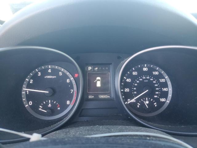 5XYZTDLBXHG438405 - 2017 HYUNDAI SANTA FE S SILVER photo 9