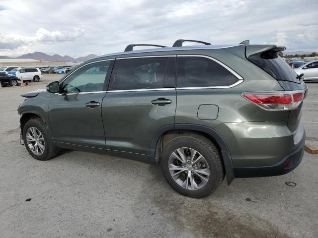 5TDJKRFH1FS103255 - 2015 TOYOTA HIGHLANDER XLE Vert photo 2