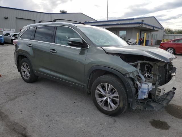 5TDJKRFH1FS103255 - 2015 TOYOTA HIGHLANDER XLE Vert photo 4