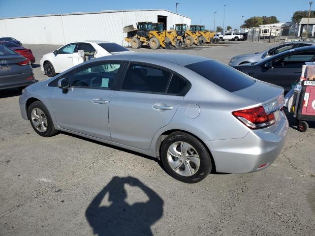19XFB2F51EE026852 - 2014 HONDA CIVIC LX SILVER photo 2