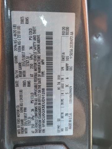 1FMCU0GX5EUD91288 - 2014 FORD ESCAPE SE 灰色 照片 13