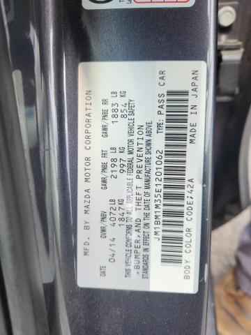 JM1BM1M35E1201062 - 2014 MAZDA 3 GRAND TOURING Gri fotoğraf 12