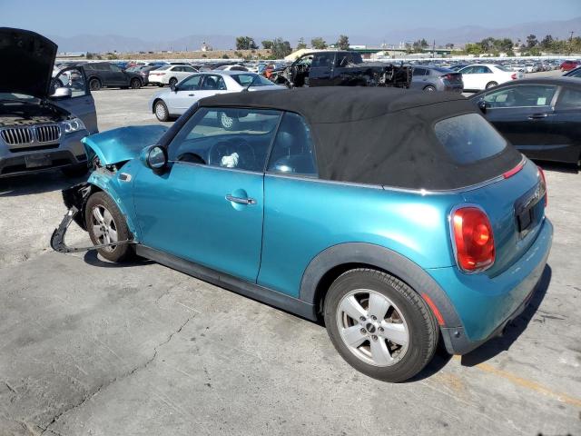 WMWWG5C50J3D00762 - 2018 MINI COOPER Turkusowy zdjęcie 2