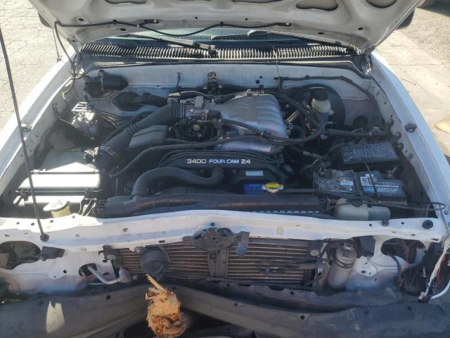 5TEHN72N94Z411893 - 2004 TOYOTA TACOMA DOUBLE CAB WHITE photo 11