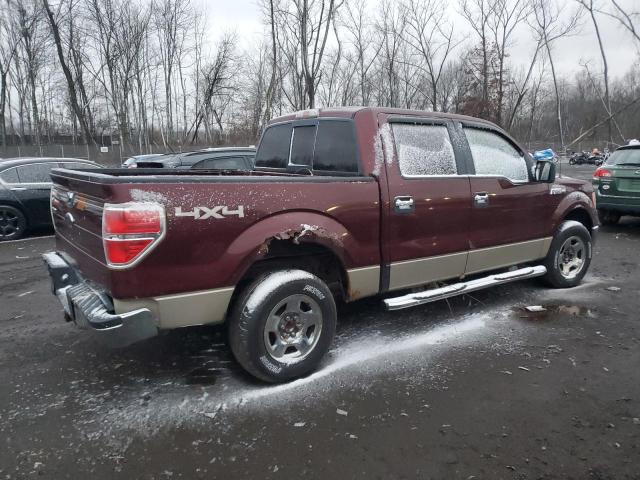 1FTPW14V59FA86473 - 2009 FORD F150 SUPERCREW BURGUNDY photo 3