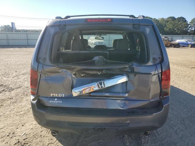 5FNYF3H57EB008821 - 2014 HONDA PILOT EXL SILVER photo 6