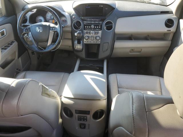 5FNYF3H57EB008821 - 2014 HONDA PILOT EXL SILVER photo 8