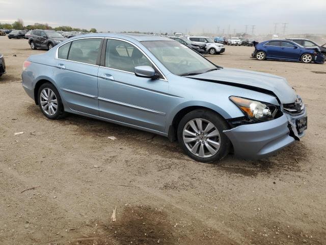 1HGCP2F82BA022548 - 2011 HONDA ACCORD EXL 蓝色 照片 4