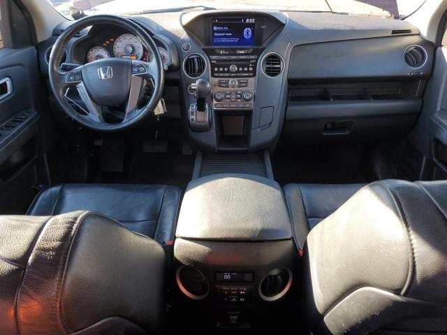 5FNYF4H5XDB006176 - 2013 HONDA PILOT EXL BURGUNDY photo 8