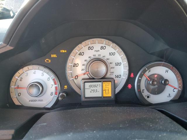 5FNYF4H5XDB006176 - 2013 HONDA PILOT EXL BURGUNDY photo 9