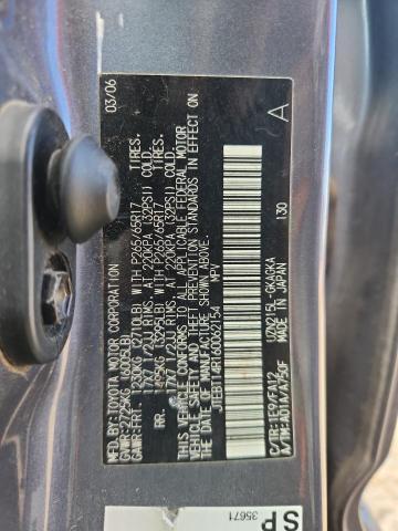 JTEBT14R160062154 - 2006 TOYOTA 4RUNNER SR5 GRAY photo 13