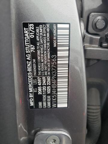 W1K5J4HB4PN377563 - 2023 MERCEDES-BENZ CLA 250 4MATIC GRAY photo 12