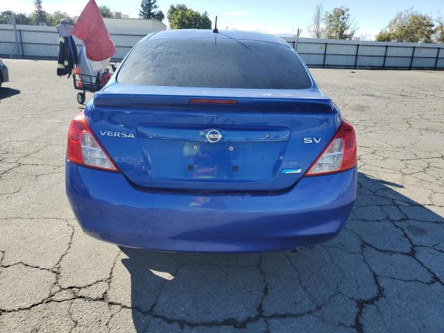 3N1CN7AP2EL804588 - 2014 NISSAN VERSA S Синий фото 6