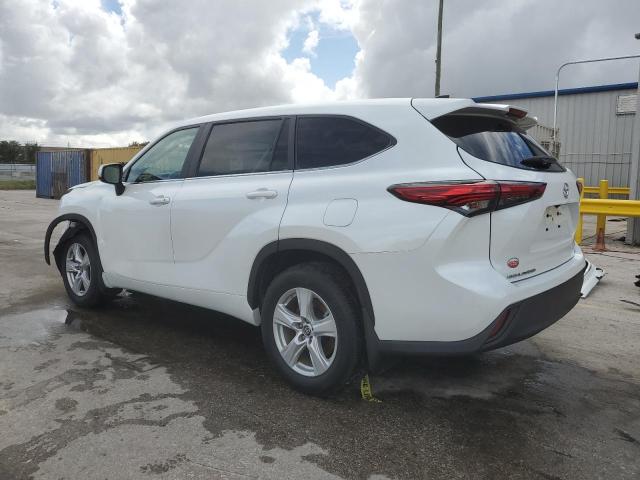 5TDKDRBH9PS012871 - 2023 TOYOTA HIGHLANDER L WHITE photo 2