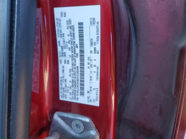 1FMCU9GX4DUC92058 - 2013 FORD ESCAPE SE RED photo 14