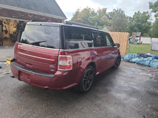 2FMHK6C8XEBD00857 - 2014 FORD FLEX SEL ბურგუნდია ფოტო 4